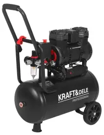 Compresor fara ulei 24L, 1450W, Kraft&Dele, KD4081