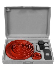 Set de burghiu pentru lemn 19-127 mm 12+4 buc., VERKE, V05500
