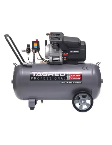 Compresor cu ulei de 100L, Tagred, 10 bar, 2 pistoane Compresor cu ulei de 100L, Tagred, 10 bar, 2 pistoane