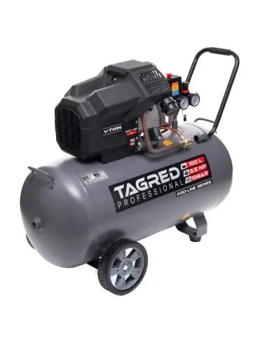 Compresor cu ulei de 100L, Tagred, 10 bar, 2 pistoane Compresor cu ulei de 100L, Tagred, 10 bar, 2 pistoane