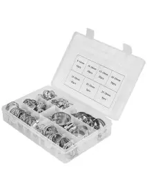 Set coliere metalice cu strangere, 60 bucati, Kraft&Dele, KD10865