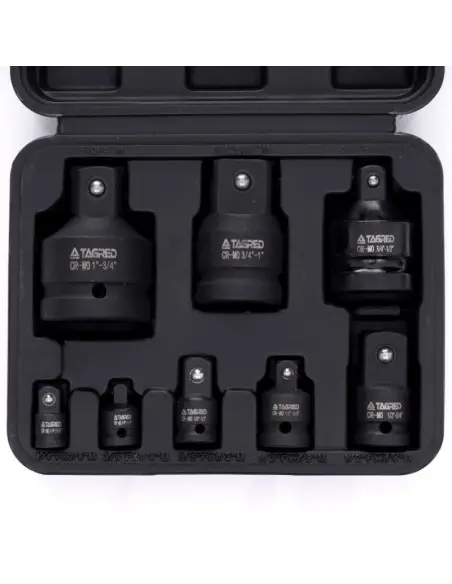 Set adaptoare chei impact, Tagred TA4212, 1/2", 1/4", 3/8", 3/4", 8 piese
