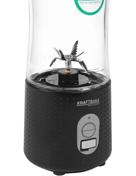 Blender cu baterie USB-C 380ml Kraft&Dele KD4170