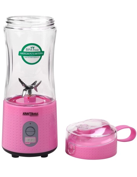 Blender cu baterie USB-C 380ml, 20000 rpm, Kraft&Dele, KD4172