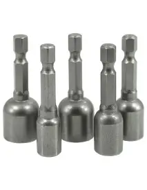 Set de chei tubulare magnetice,Verke, 5 pieese, 6-13mm, V39212