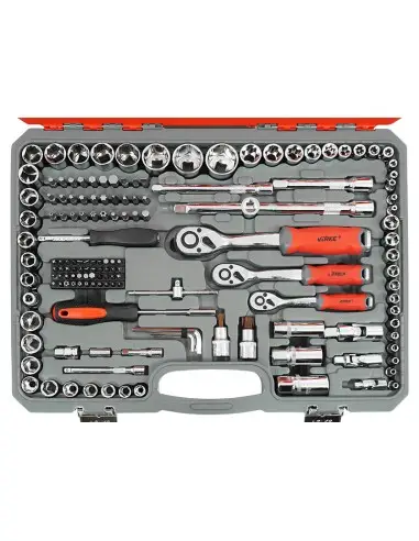 Set chei tubulare Verke 216 piese CrV profesional