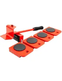 Kit deplasare mobilier 150 kg, role pivotante, Verke, V08219