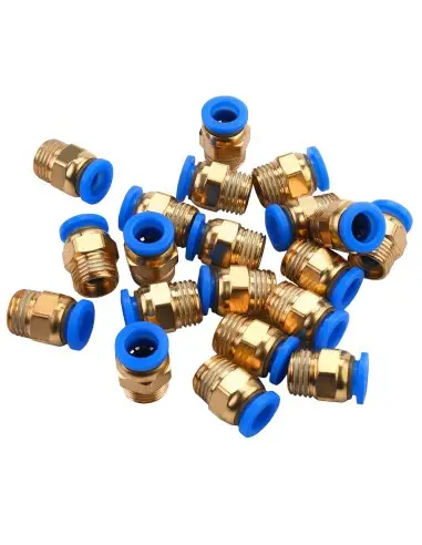 Set conectori pneumatici rapizi filetati, Kraft&Dele, 72 piese 4–16 mm, KD5853