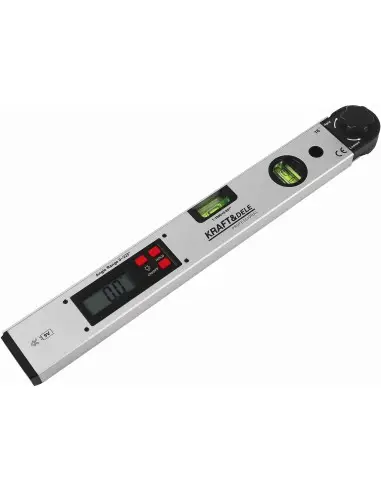 Raportor electric cu nivela LCD, Kraft&Dele, masurare unghi 230° 400 mm, KD3561