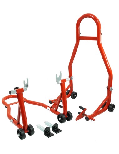 Cric pentru motociclete, Verke, 450 Kg, 2 piese,V83102 Cric pentru motociclete, Verke, 450 Kg, 2 piese,V83102