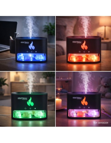 Umidificator de aer cu LED,... Umidificator de aer cu LED,...