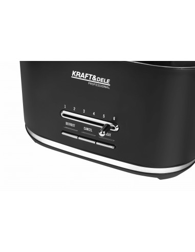 Prajitor de paine electric 1000W 6 trepte rumenire, Kraft&Dele, KD4154
