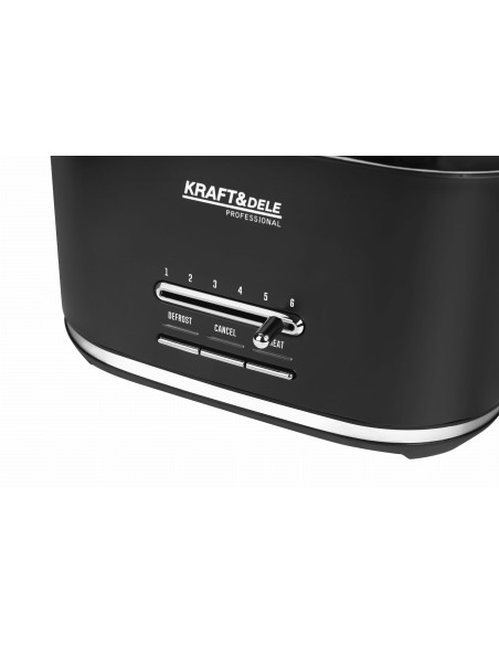 Prajitor de paine electric 1000W 6 trepte rumenire, Kraft&Dele, KD4154