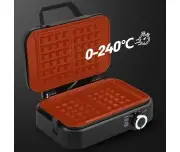 Aparat de copt vafe Kraft&Dele 2200W KD4107