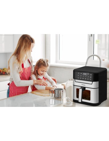 Friteuza cu aer cald 8L, 2200W,... Friteuza cu aer cald 8L, 2200W,...