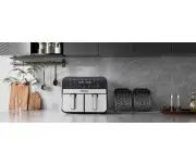 Friteuza cu aer 9L doua camere Kraft&Dele KD4180