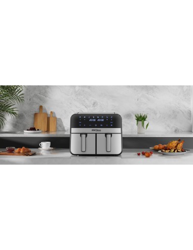 Friteuza cu aer cald 9L, 2500W, doua... Friteuza cu aer cald 9L, 2500W, doua...