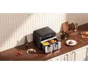 Friteuza cu aer 9L doua camere Kraft&Dele KD4180