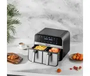 Friteuza cu aer 9L doua camere Kraft&Dele KD4180