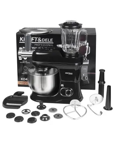 Robot de bucatarie 3 in 1, Kraft&Dele, 3000W, bol inox 5L KD4147