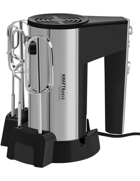 Mixer de mana cu 5 viteze, Kraft&Dele, 1000W, KD4142