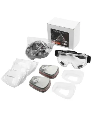 Set ochelari de protectie + semimasca cu filtru, KRAFT&DELE, marimea L, KD10032