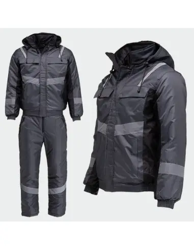 Costum de iarna matlasat, jacheta+...