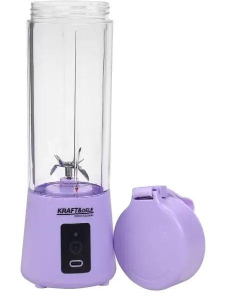 Blender cu baterie, Kraft&Dele, USB-C, 2X3000mAh, fara fir, KD4175 Blender cu baterie, Kraft&Dele, USB-C, 2X3000mAh, fara fir, KD4175