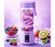 Blender cu baterie, Kraft&Dele, USB-C, 2X3000mAh, fara fir, KD4175