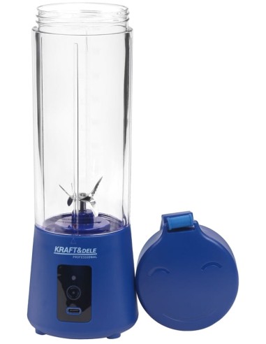 Blender portabil, Kraft&Dele, cu baterie, 2x3000mAh, 400ml, KD4174 Blender portabil, Kraft&Dele, cu baterie, 2x3000mAh, 400ml, KD4174
