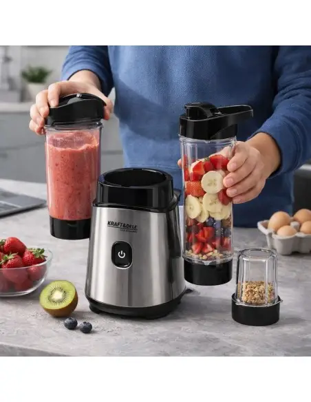 Set blender cu carafa, Kraft&Dele, 1500W, KD4113 Set blender cu carafa, Kraft&Dele, 1500W, KD4113