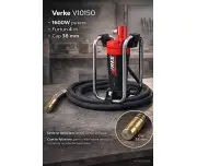 Vibrator beton Verke V10150 – 1600W, lance 4 m Ø 38 mm