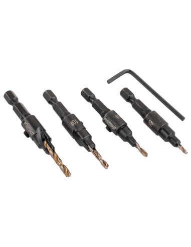 Burghie pentru lemn cu poglobitor (set de 5) 6-16mm, PM1459 Burghie pentru lemn cu poglobitor (set de 5) 6-16mm, PM1459