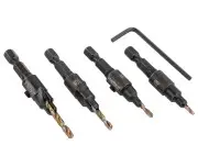 Burghie pentru lemn cu poglobitor (set de 5) 6-16mm, PM1459