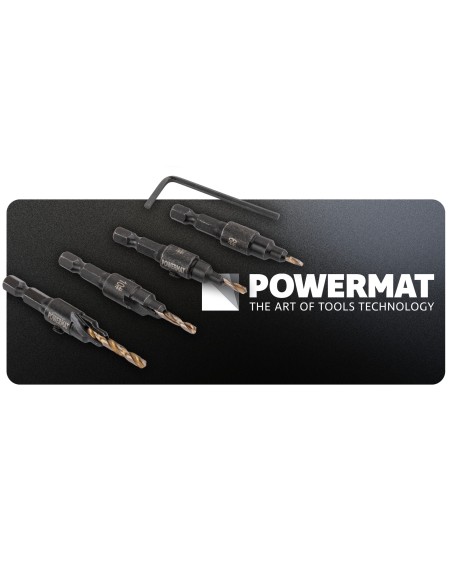 Burghie pentru lemn cu poglobitor (set de 5) 6-16mm, PM1459 Burghie pentru lemn cu poglobitor (set de 5) 6-16mm, PM1459