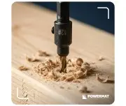 Burghie pentru lemn cu poglobitor (set de 5) 6-16mm, PM1459