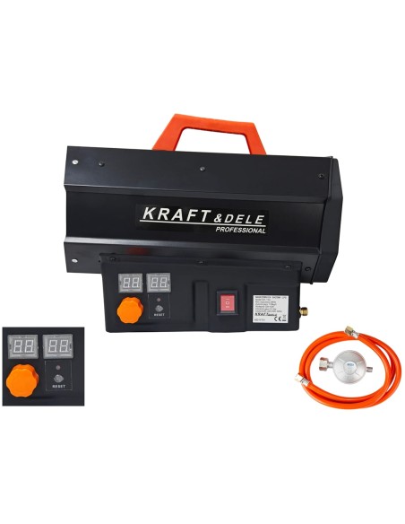Tun de caldura pe gaz, Kraft&Dele KD11731, 25kW, 320m3/h Tun de caldura pe gaz, Kraft&Dele KD11731, 25kW, 320m3/h