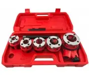 Trusa filetat pentru tevi, Verke, 5 piese, 3/8-1 1/4", V07513