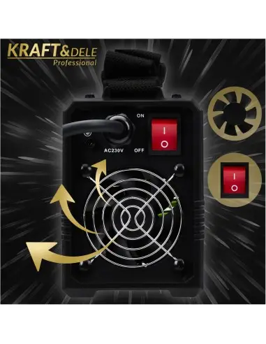 Aparat de sudura cu invertor MMA TIG LIFT, KRAFT&DELE, 330A, KD1781 Aparat de sudura cu invertor MMA TIG LIFT, KRAFT&DELE, 330A, KD1781
