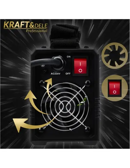 Aparat de sudura cu invertor MMA TIG LIFT, KRAFT&DELE, 330A, KD1781 Aparat de sudura cu invertor MMA TIG LIFT, KRAFT&DELE, 330A, KD1781