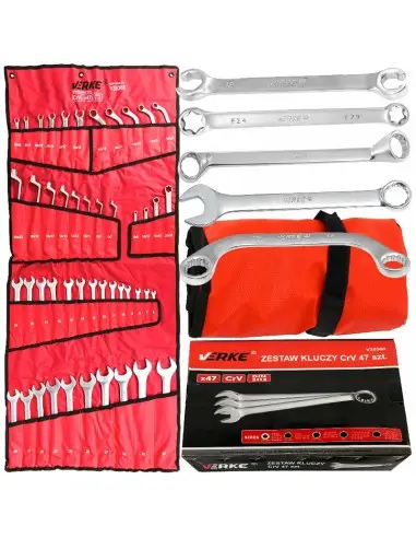 Set de 47 chei combinate, Verke,... Set de 47 chei combinate, Verke,...