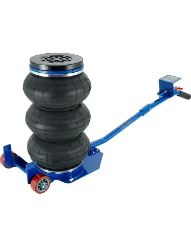 Set auto cric pneumatic cu perna, BAUG, 3.5 tone, furtun aer 10×17 mm 20 m si cuple rapide si manometru, B3303+d1467+d2124+d1366