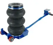 Set auto cric pneumatic cu perna, BAUG, 3.5 tone, furtun aer 10×17 mm 20 m si cuple rapide si manometru, B3303+d1467+d2124+d1366