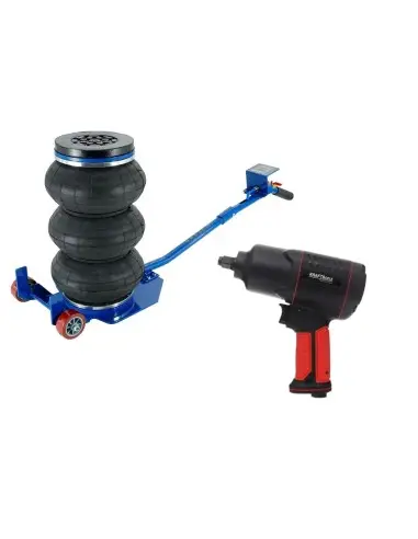 Kit pneumatic service auto, BAUG, cric 3.5 tone cu maner lung pentru service auto si pistol de impact 1200 Nm, B3303+d1433 Kit pneumatic service auto, BAUG, cric 3.5 tone cu maner lung pentru service auto si pistol de impact 1200 Nm, B3303+d1433