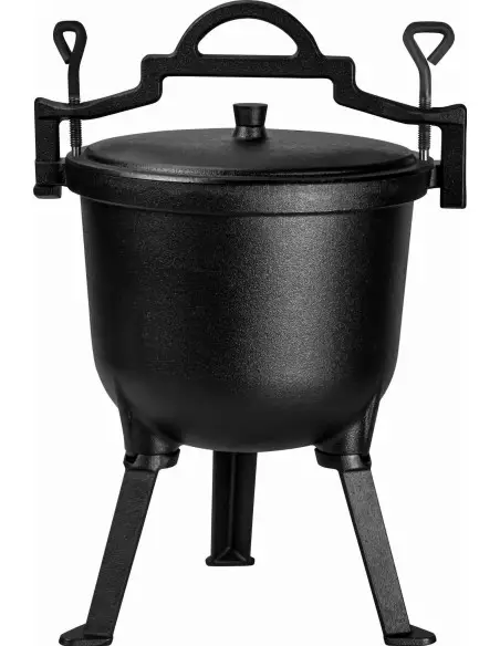 Cazan de vanatoare din fonta 8L, Kraft&Dele, KD4186 Cazan de vanatoare din fonta 8L, Kraft&Dele, KD4186