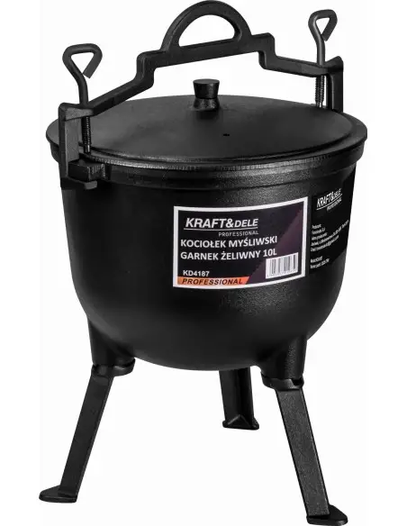 Cazan de vanatoare fonta 10L KRAFT&DELE KD4187