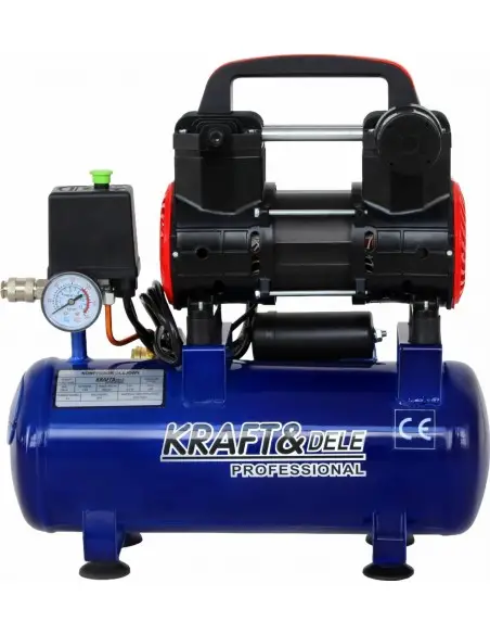 Compresor de aer fara ulei 9L, Kraft&Dele, putere 1200W, KD4090