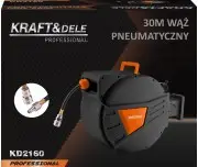 Furtun pneumatic retractabil 30m Kraft&Dele KD2160