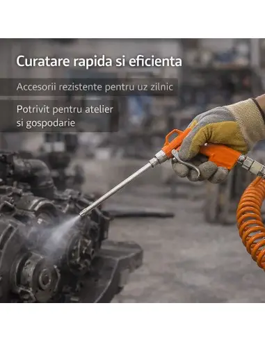 Set accesorii aer comprimat 5 piese...