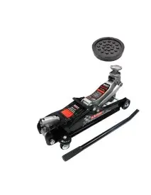 Cric hidraulic cu profil redus 2,5T cu tampon de cauciuc, SilverTools, 80-360 mm, B10663